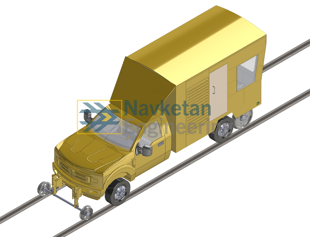 SUV RAIL ROAD VEHICLE